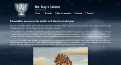 Desktop Screenshot of gallardopsicoanalisis.com